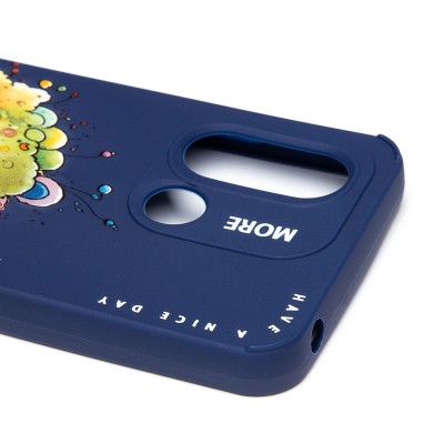 Чехол-накладка для Xiaomi Poco C55 (овечка) (темно-синий) - SC335