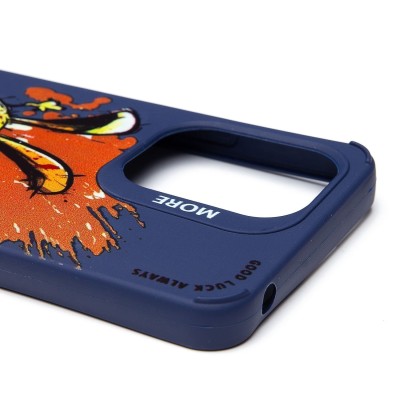 Чехол-накладка для Xiaomi Poco C65 (заяц) (темно-синий) - SC335