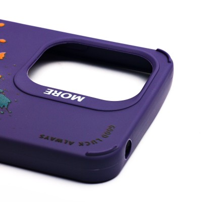 Чехол-накладка для Xiaomi Poco C65 (кот) (фиолетовый) - SC335 Чехол-накладка для Xiaomi Poco C65 (кот) (фиолетовый) - SC335