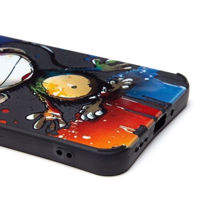 Чехол-накладка для Xiaomi Poco C65 (обезьяна) (черный) - SC335 Чехол-накладка для Xiaomi Poco C65 (обезьяна) (черный) - SC335