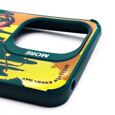 Чехол-накладка для Xiaomi Poco C65 (собака) (темно-зеленый) - SC335