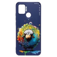 Чехол-накладка для Xiaomi Redmi 9C (овечка) (темно-синий) - SC335