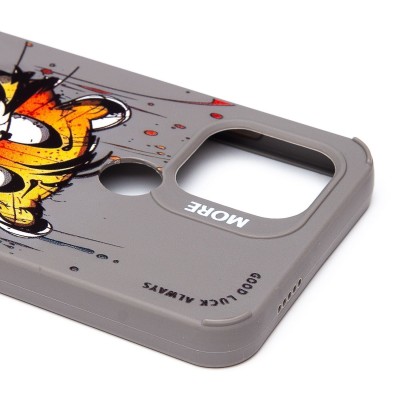 Чехол-накладка для Xiaomi Poco C50 (тигр) (серый) - SC335