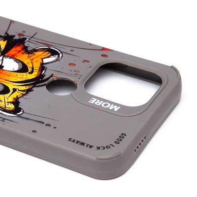 Чехол-накладка для Xiaomi Poco C51 (тигр) (серый) - SC335