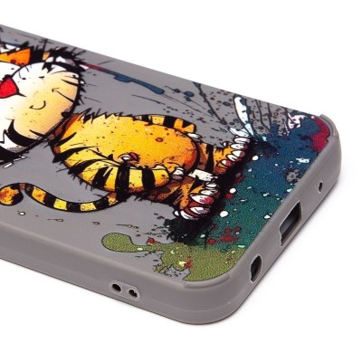 Чехол-накладка для Xiaomi Poco C51 (тигр) (серый) - SC335