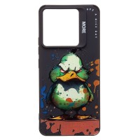 Чехол-накладка для Xiaomi Redmi Note 13 Pro 5G (утка) (черный) - SC335