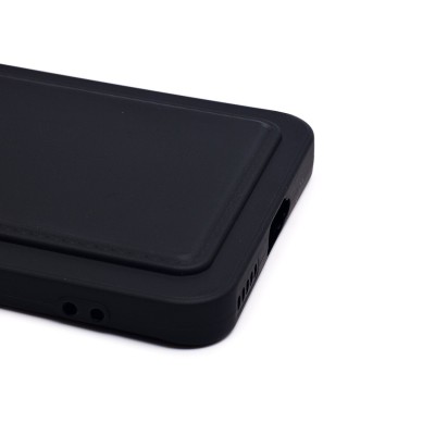 Чехол-накладка для Honor 100 (черный) - SC337 с картхолдером