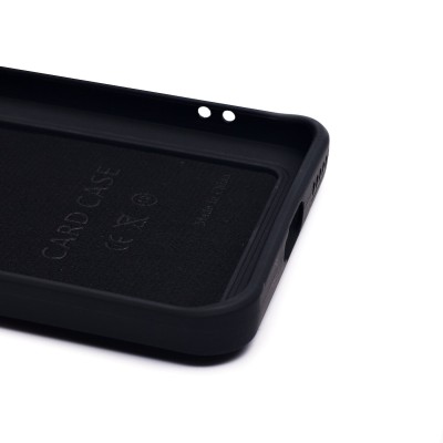 Чехол-накладка для Honor 100 (черный) - SC337 с картхолдером