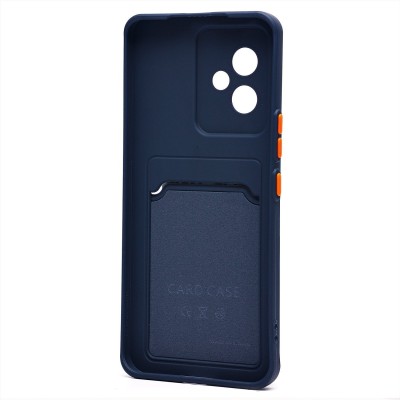 Чехол-накладка для Honor 100 (темно-синий) - SC337 с картхолдером
