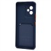 Чехол-накладка для Honor 100 (темно-синий) - SC337 с картхолдером