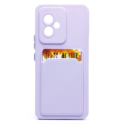 Чехол-накладка для Honor 100 (светло-фиолетовый) - SC337 с картхолдером