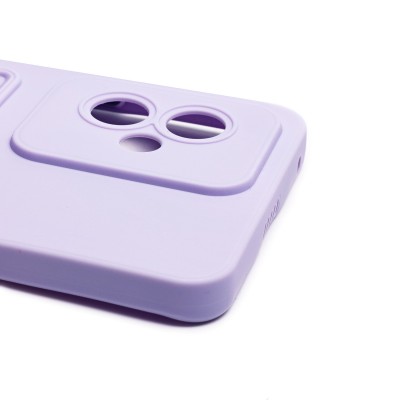 Чехол-накладка для Honor 100 (светло-фиолетовый) - SC337 с картхолдером
