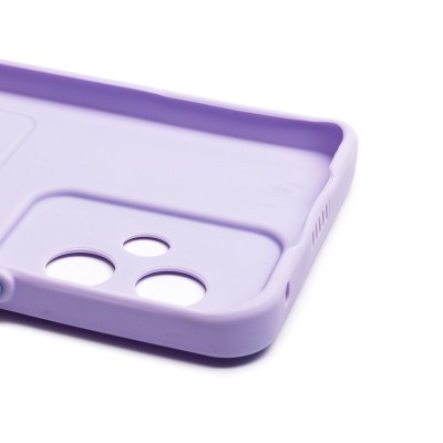 Чехол-накладка для Honor 100 (светло-фиолетовый) - SC337 с картхолдером