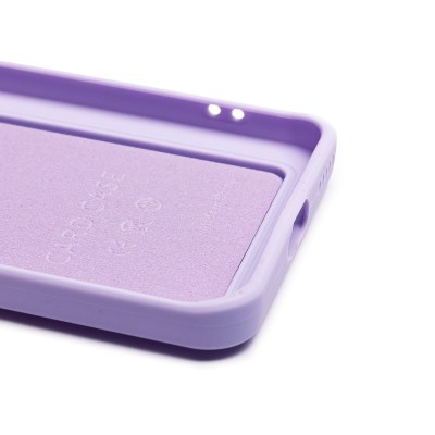 Чехол-накладка для Honor 100 (светло-фиолетовый) - SC337 с картхолдером