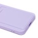Чехол-накладка для Honor Magic 6 Pro (светло-фиолетовый) - SC337 с картхолдером