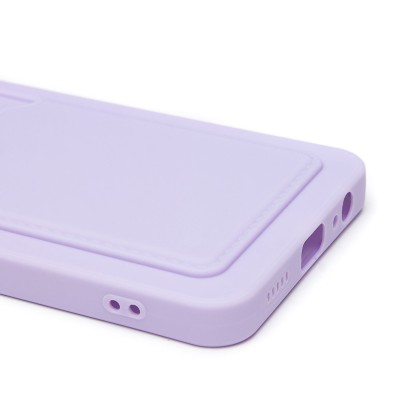 Чехол-накладка для Honor X5 Plus (светло-фиолетовый) - SC337 с картхолдером