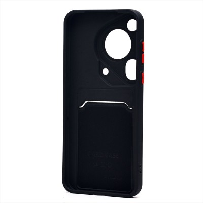 Чехол-накладка для Huawei Pura 70 Ultra Global (черный) - SC337 с картхолдером