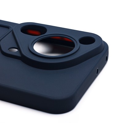 Чехол-накладка для Huawei Pura 70 Ultra Global (темно-синий) - SC337 с картхолдером