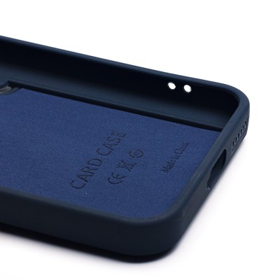 Чехол-накладка для Huawei Pura 70 Ultra Global (темно-синий) - SC337 с картхолдером