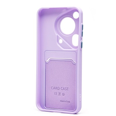 Чехол-накладка для Huawei Pura 70 Ultra Global (светло-фиолетовый) - SC337 с картхолдером