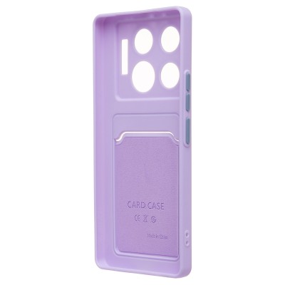 Чехол-накладка для Infinix GT 20 Pro (светло-фиолетовый) - SC337 с картхолдером