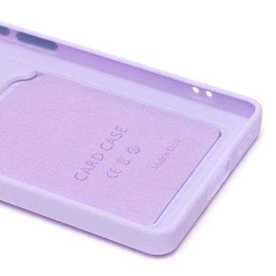 Чехол-накладка для Infinix GT 20 Pro (светло-фиолетовый) - SC337 с картхолдером