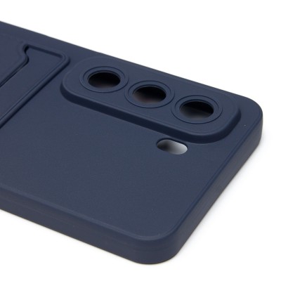 Чехол-накладка для Infinix Hot 50 4G (темно-синий) - SC337 с картхолдером Чехол-накладка для Infinix Hot 50 4G (темно-синий) - SC337 с картхолдером