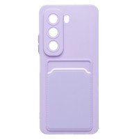 Чехол-накладка для Infinix Hot 50 4G (светло-фиолетовый) - SC337 с картхолдером Чехол-накладка для Infinix Hot 50 4G (светло-фиолетовый) - SC337 с картхолдером