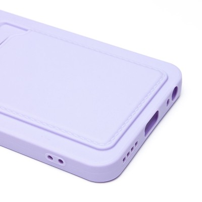 Чехол-накладка для Infinix Hot 50 4G (светло-фиолетовый) - SC337 с картхолдером Чехол-накладка для Infinix Hot 50 4G (светло-фиолетовый) - SC337 с картхолдером