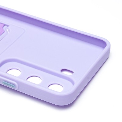 Чехол-накладка для Infinix Hot 50 4G (светло-фиолетовый) - SC337 с картхолдером Чехол-накладка для Infinix Hot 50 4G (светло-фиолетовый) - SC337 с картхолдером