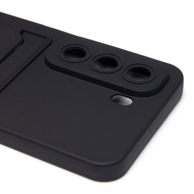 Чехол-накладка для Infinix Hot 50 5G (черный) - SC337 с картхолдером