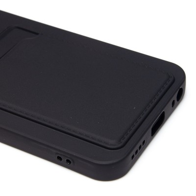 Чехол-накладка для Infinix Hot 50 5G (черный) - SC337 с картхолдером