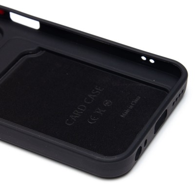 Чехол-накладка для Infinix Hot 50 5G (черный) - SC337 с картхолдером