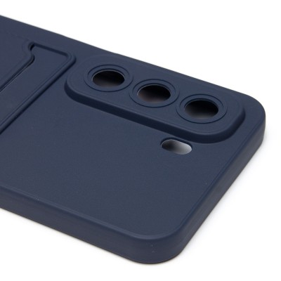 Чехол-накладка для Infinix Hot 50 5G (темно-синий) - SC337 с картхолдером
