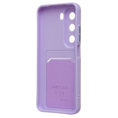 Чехол-накладка для Infinix Hot 50 5G (светло-фиолетовый) - SC337 с картхолдером