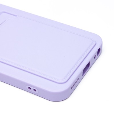 Чехол-накладка для Infinix Hot 50 5G (светло-фиолетовый) - SC337 с картхолдером