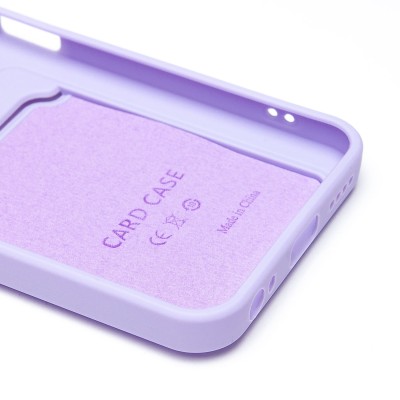 Чехол-накладка для Infinix Hot 50 5G (светло-фиолетовый) - SC337 с картхолдером