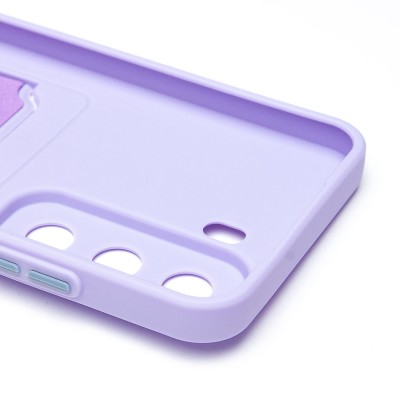 Чехол-накладка для Infinix Hot 50 5G (светло-фиолетовый) - SC337 с картхолдером