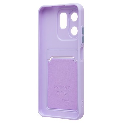 Чехол-накладка для Infinix Hot 50i (светло-фиолетовый) - SC337 с картхолдером