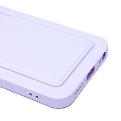 Чехол-накладка для Infinix Hot 50i (светло-фиолетовый) - SC337 с картхолдером