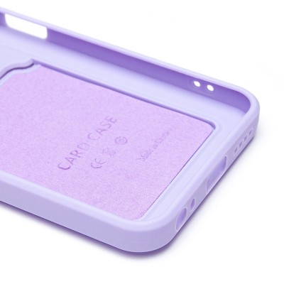 Чехол-накладка для Infinix Hot 50i (светло-фиолетовый) - SC337 с картхолдером