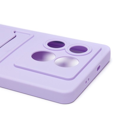 Чехол-накладка для Infinix Note 40 5G (светло-фиолетовый) - SC337 с картхолдером Чехол-накладка для Infinix Note 40 5G (светло-фиолетовый) - SC337 с картхолдером