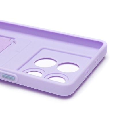 Чехол-накладка для Infinix Note 40 5G (светло-фиолетовый) - SC337 с картхолдером Чехол-накладка для Infinix Note 40 5G (светло-фиолетовый) - SC337 с картхолдером
