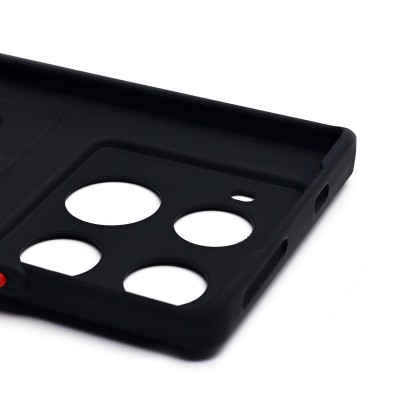 Чехол-накладка для Infinix Note 40 Pro 4G (черный) - SC337 с картхолдером