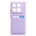 Чехол-накладка для Infinix Note 40 Pro 4G (светло-фиолетовый) - SC337 с картхолдером