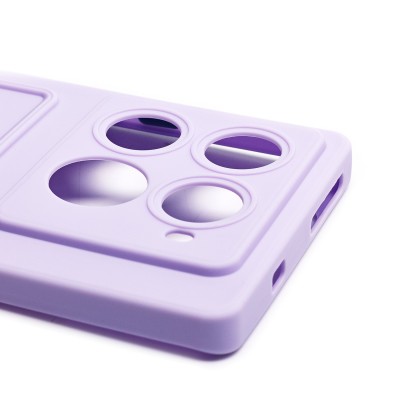 Чехол-накладка для Infinix Note 40 Pro 4G (светло-фиолетовый) - SC337 с картхолдером Чехол-накладка для Infinix Note 40 Pro 4G (светло-фиолетовый) - SC337 с картхолдером