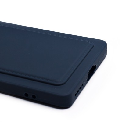 Чехол-накладка для Infinix Note 40 Pro+ 5G (темно-синий) - SC337 с картхолдером Чехол-накладка для Infinix Note 40 Pro+ 5G (темно-синий) - SC337 с картхолдером