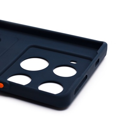 Чехол-накладка для Infinix Note 40 Pro+ 5G (темно-синий) - SC337 с картхолдером Чехол-накладка для Infinix Note 40 Pro+ 5G (темно-синий) - SC337 с картхолдером