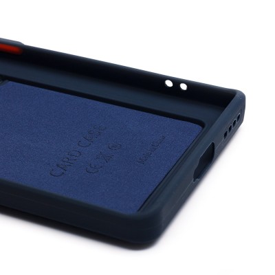 Чехол-накладка для Infinix Note 40 Pro+ 5G (темно-синий) - SC337 с картхолдером Чехол-накладка для Infinix Note 40 Pro+ 5G (темно-синий) - SC337 с картхолдером