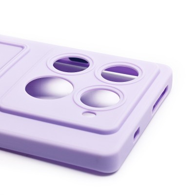 Чехол-накладка для Infinix Note 40 Pro+ 5G (светло-фиолетовый) - SC337 с картхолдером Чехол-накладка для Infinix Note 40 Pro+ 5G (светло-фиолетовый) - SC337 с картхолдером